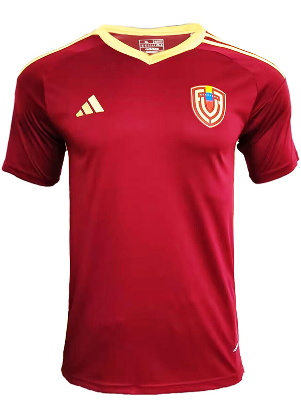 Venezuela maillot domicile uniforme de football premier vêtement de sport pour hommes kit de football maillot haut 2024-2025
